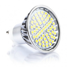 Dimmable 230V 60 SMD стеклянная крышка 4.5 ватта GU10 шарика СИД